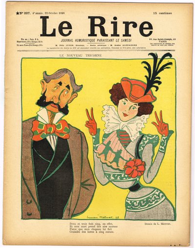 Couverture de "Le Rire", Satirique en Couleurs - Lucien Metivet