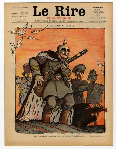 Couverture de "Le Rire Rouge", Satirique en Couleurs - Lucien Metivet
