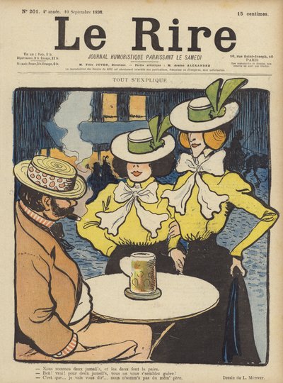 Illustration pour Le Rire - Lucien Metivet
