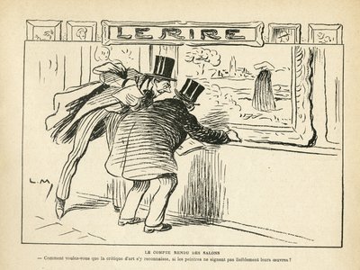 Illustration dans Le Rire, 20/04/12 - La revue des expositions - Art, expositions de peinture, expositions de dessins humoristiques - Critiques d