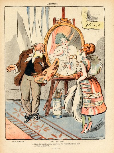 La Baionnette, Satirique en couleurs - Lucien Metivet