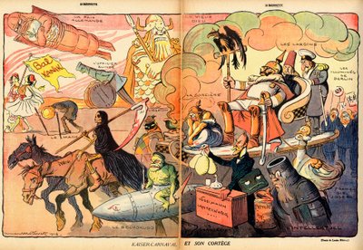 La Baionnette, Satirique en couleurs - Lucien Metivet
