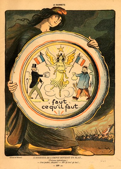 La Baionnette, Satirique en couleurs - Lucien Metivet