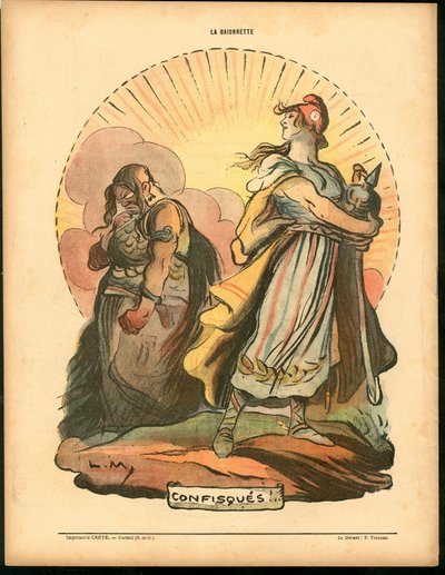 La Baionnette, Satirique en Couleurs, 1918.4.18 : guerre de 14-18 - Lucien Metivet