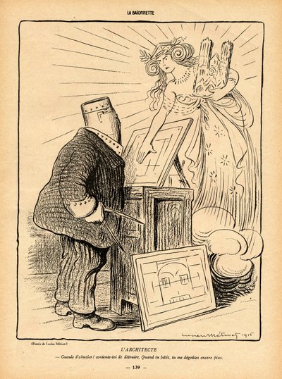La Baïonnette, Satirique en N&B - Lucien Metivet