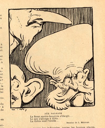 Le Rire rouge, Satirique en N&B - Lucien Metivet