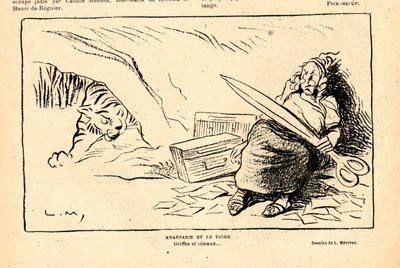 Le Rire rouge, Satirique en N&B - Lucien Metivet