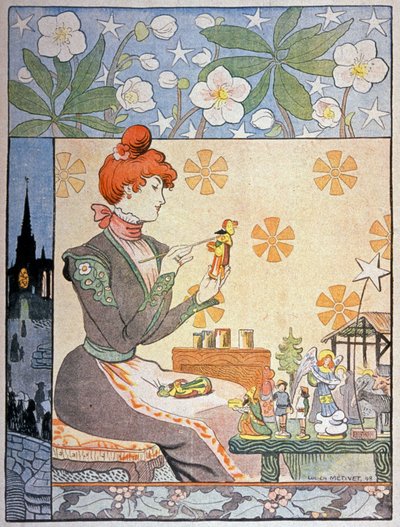 Peinture de santons en Provence, 1898 - Lucien Metivet