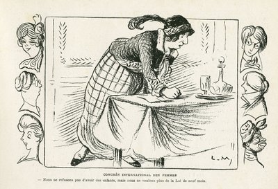 Illustration dans Le Rire - Lucien Metivet