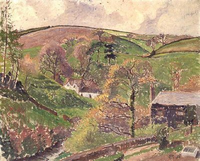 Vallée de Blackpool - Lucien Pissarro