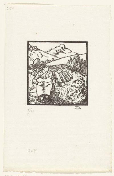 Bergère C.O. Mont Tourin - Lucien Pissarro