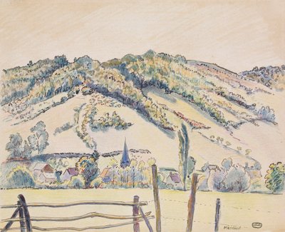 Mericourt, 1919 - Lucien Pissarro