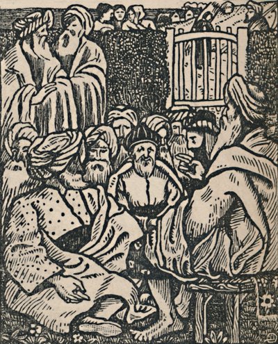 La rencontre des anciens, 1919 - Lucien Pissarro