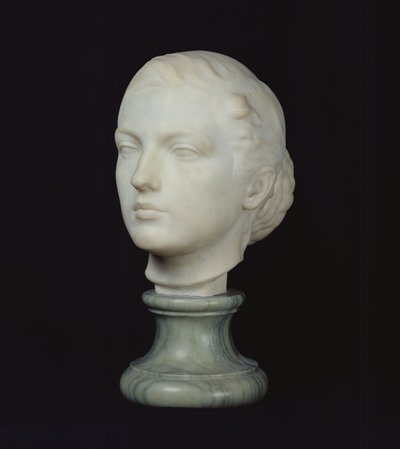 Tête de Jane Poupelet (1878-1932) 1897 - Lucien Schnegg