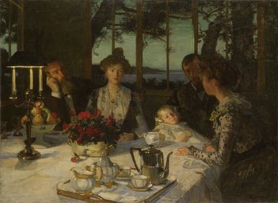 Parler au crépuscule - Lucien Simon