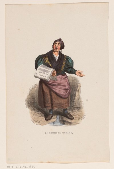 Vendeuse de journaux - Lucien Xavier Stypulkowski