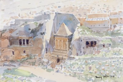 Tombes anciennes dans la vallée du Cédron, Jérusalem - Lucy Willis