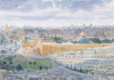 Jérusalem depuis le Mont des Oliviers - Lucy Willis