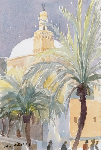 Palmiers de la vieille ville II, Jérusalem - Lucy Willis
