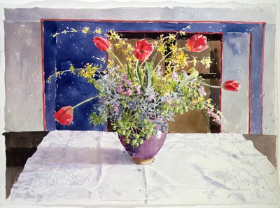 Fleurs de printemps dans un vase - Lucy Willis