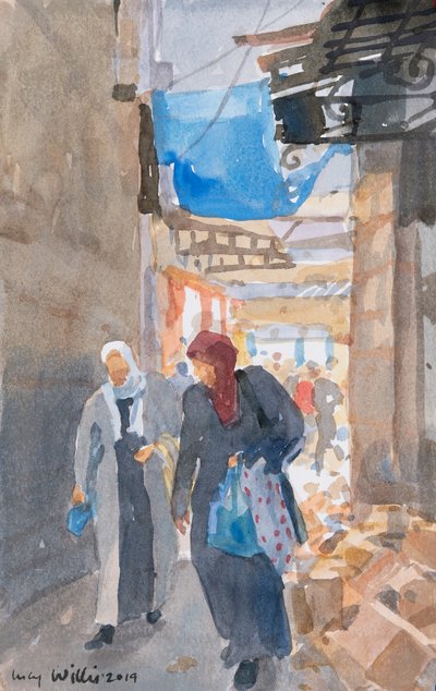 Le Store Bleu près de la Porte de Damas, Jérusalem, 2019 - Lucy Willis