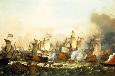 La Bataille de Barfleur - Ludolf Bakhuizen