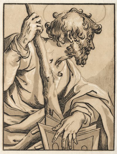 Christ et les Apôtres : Saint Judas Thaddée (avec la massue) - Ludolph Büsinck
