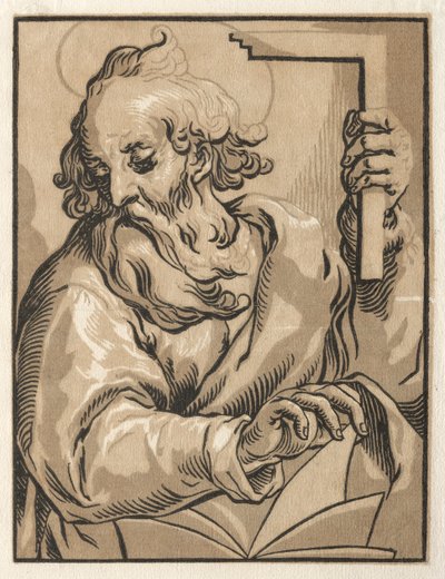 Christ et les Apôtres : Saint Thomas avec l