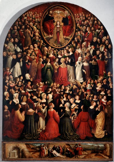 Couronnement de la Vierge au Paradis - Ludovico Brea