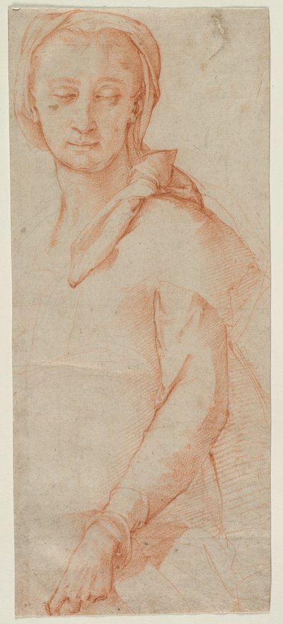 Étude de figure de femme en buste - Ludovico Cardi Cigoli