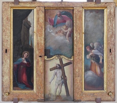 Annonciation, Dieu le Père en gloire et le précieux sang du Christ - Ludovico Carracci