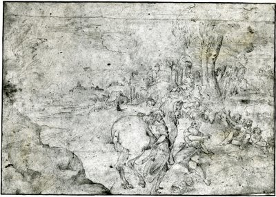 Erminia et les bergers, c.1600 - Ludovico Carracci