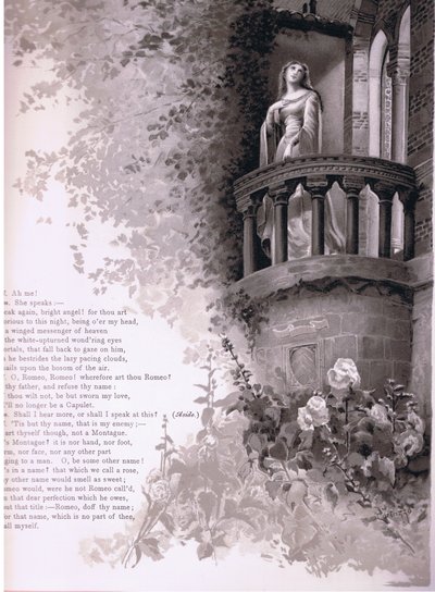 Juliette, ah moi ! Roméo elle parle., illustration de Roméo et Juliette - Ludovico Marchetti