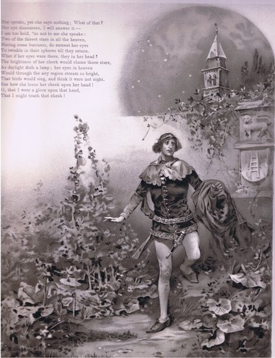 Elle parle - pourtant elle ne dit rien., illustration de Roméo et Juliette - Ludovico Marchetti