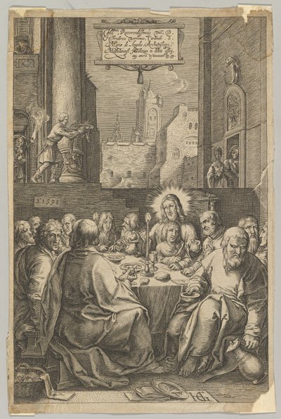 La Cène, de La Passion du Christ, ca. 1623 - Ludovicus Siceram