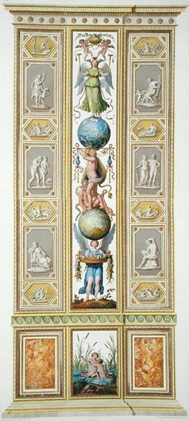 Panneau de la loggia de Raphaël au Vatican, de 