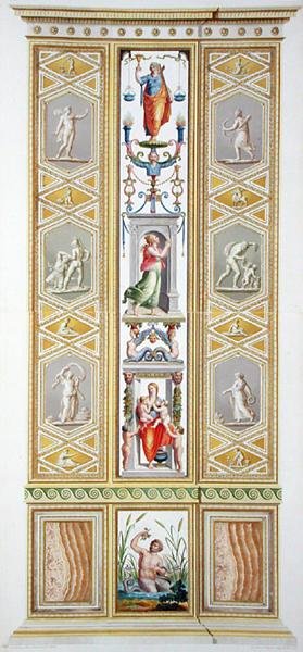 Panneau de la Loggia de Raphaël au Vatican, de 