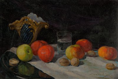 Nature morte avec des pommes - Ludovit Cordak
