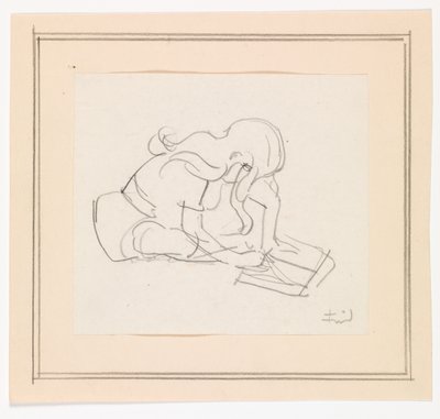 Jeune fille lisant - Ludvig Find