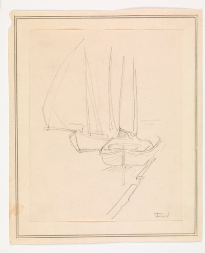 Voiliers à un quai - Ludvig Find