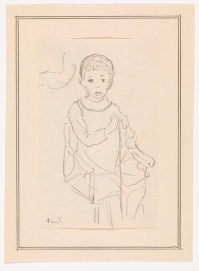 Garçon assis - Ludvig Find