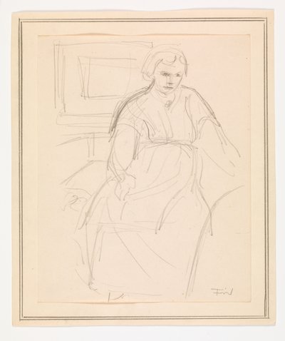 Femme assise - Ludvig Find