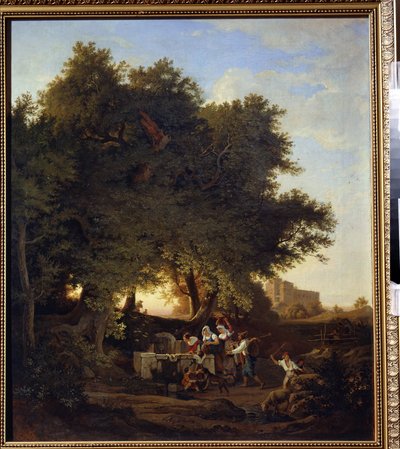 Au puits - Ludwig Adrian Richter