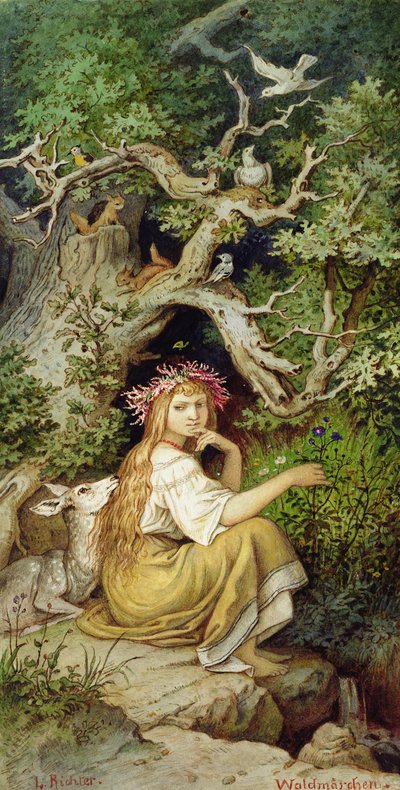 Nymphe des bois 88: Waldmaerchen - Ludwig Adrian Richter