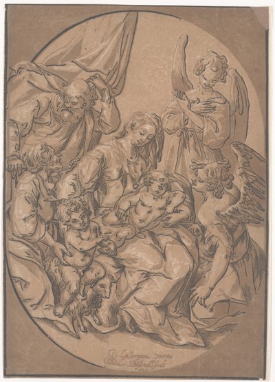 La Sainte Famille avec l