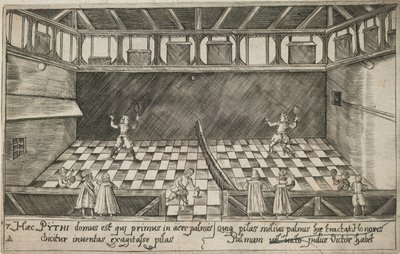 Un jeu de tennis réel, vers 1600 - Ludwig Ditzinger