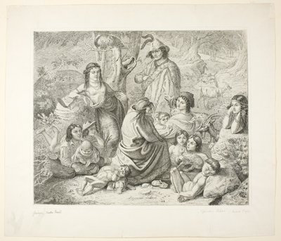 Vie de bohémien - Ludwig Emil Grimm
