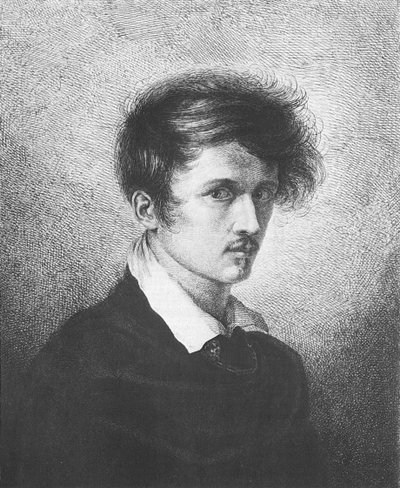 Autoportrait, 1813 - Ludwig Emil Grimm