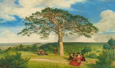 Grand Pin dans la Vallée de Bruhl Près de Moding - Ludwig Ferdinand Schnorr von Carolsfeld