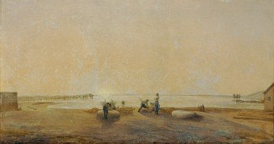 Paysage au lac de Neusiedl - Ludwig Ferdinand Schnorr von Carolsfeld